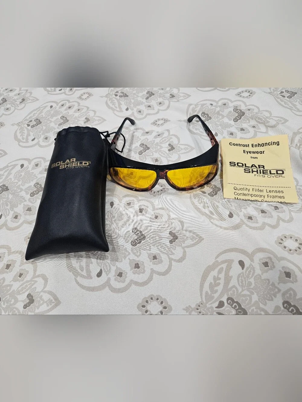 Yellow Lens Tortoiseshell Women's Sunglasses